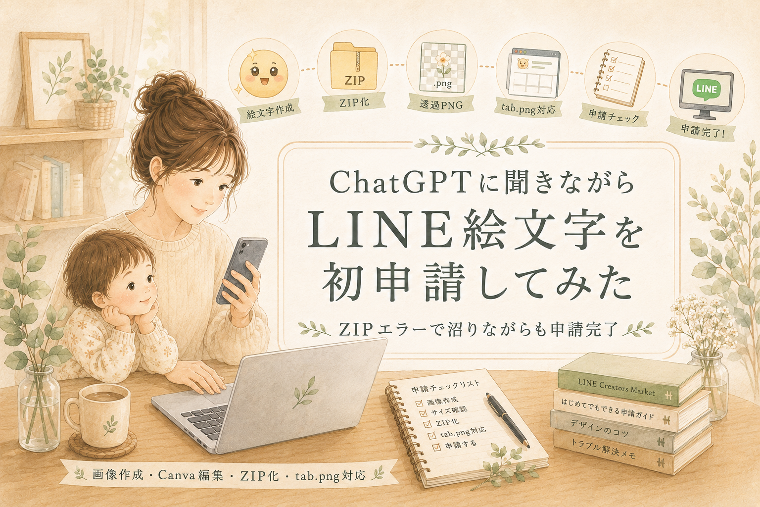 LINE絵文字を初申請するまで｜ChatGPTに聞きながら進めたら、ZIPエラーで沼った話